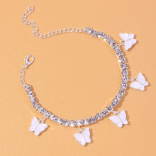 Load image into Gallery viewer, Stonefans Fashion Heart Rhinestone Anklets Wholesale Jewelry for Women Beach Barefoot Love Pendant Anklet Bracelet Leg Chain - yonistores